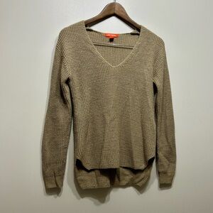 ✨$8 CLEAR-OUT✨ Joe Fresh Knit Soft Stretchy V Neck Long Sleeve Sweater Shirt Top